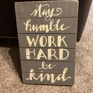 Gray and Cream Inspirational Wall Decor